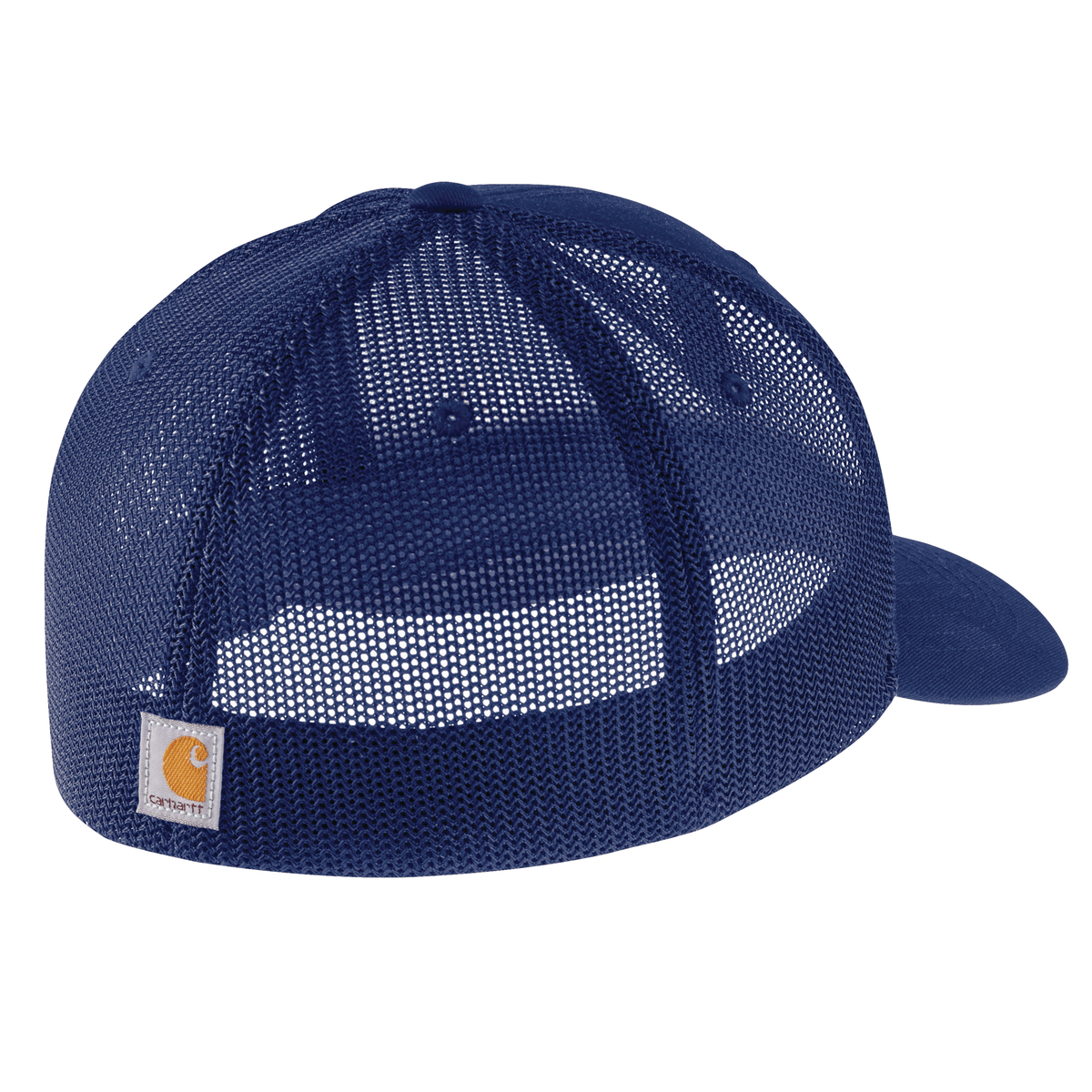 Carhartt Rugged Flex Fitted Canvas Mesh-Back Logo Graphic Cap
