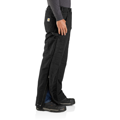 Carhartt Washed Duck Insulated Pants Black