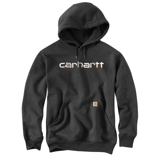 Carhartt Rain Defender Loose Fit Mid Weight Logo Sweatshirt Carhartt Carbon Heather