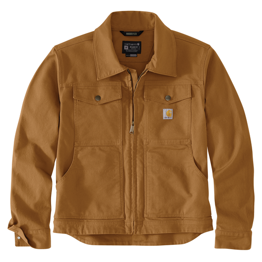 Carhartt Rugged Flex Relaxed Fit Duck Jacket Carhartt Brown
