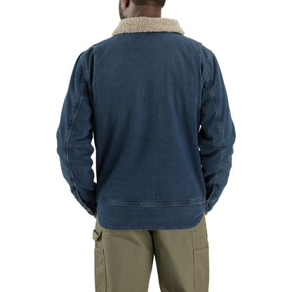 Carhartt Sherpa Lined Denim Jacket Beech