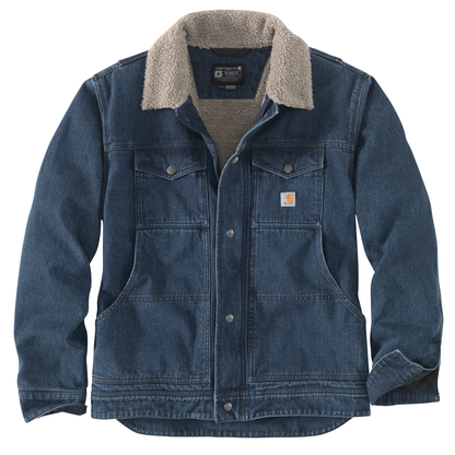 Carhartt Sherpa Lined Denim Jacket Beech