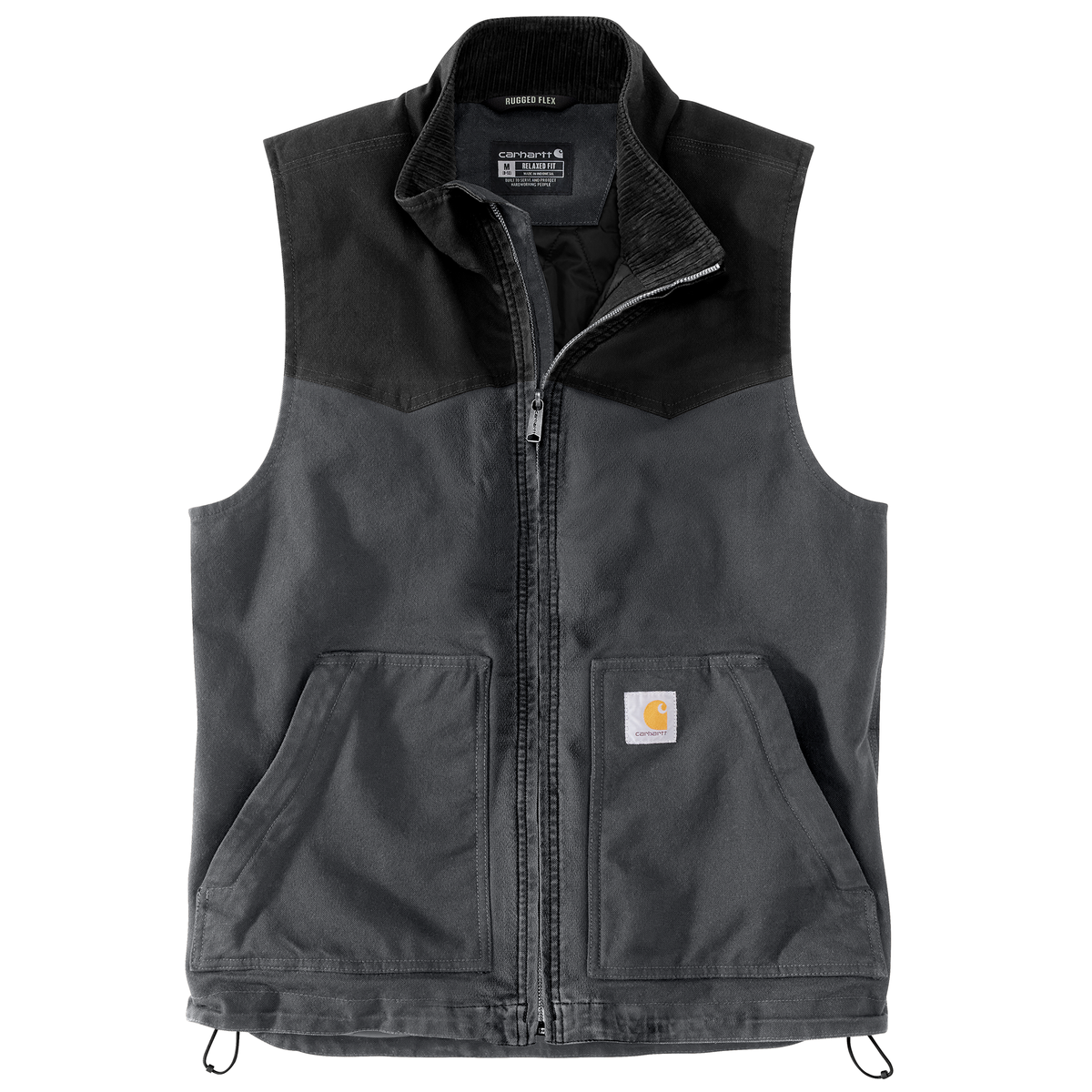 Carhartt Montana Rugged Flex Relaxed Fit Duck Vest Shadow Black