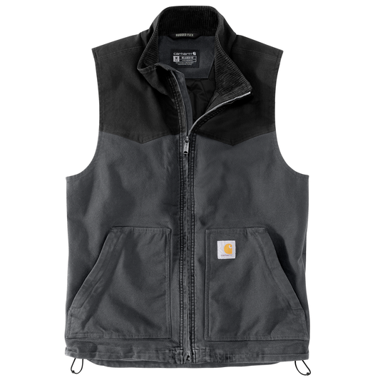 Carhartt Montana Rugged Flex Relaxed Fit Duck Vest Shadow Black