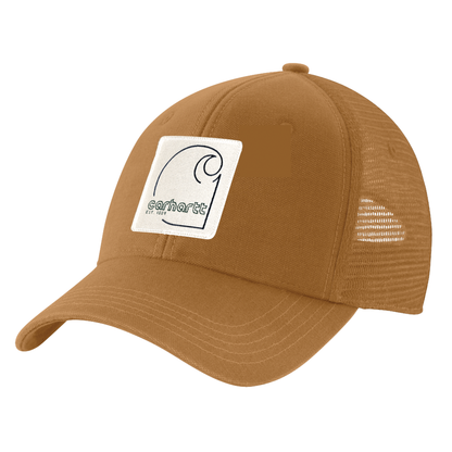 Carhartt Mesh Back C Patch Hat Carhartt Brown