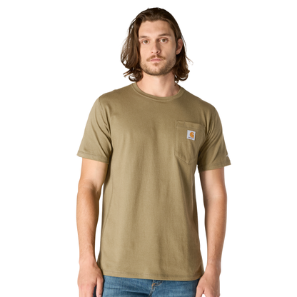 Carhartt Force Relaxed Fit Short Sleeve Tee Sandstone Heather