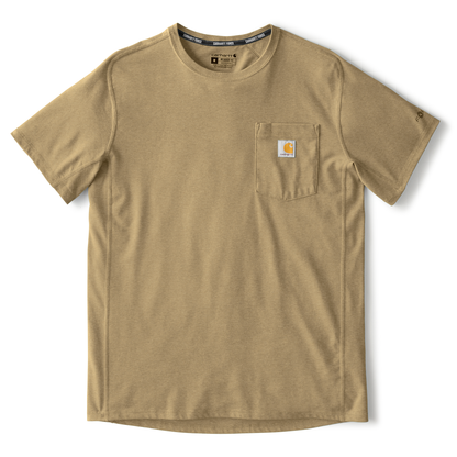 Carhartt Force Relaxed Fit Short Sleeve Tee Sandstone Heather