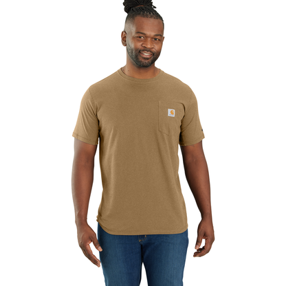 Carhartt Force Relaxed Fit Short Sleeve Tee Shaded Beach Heather