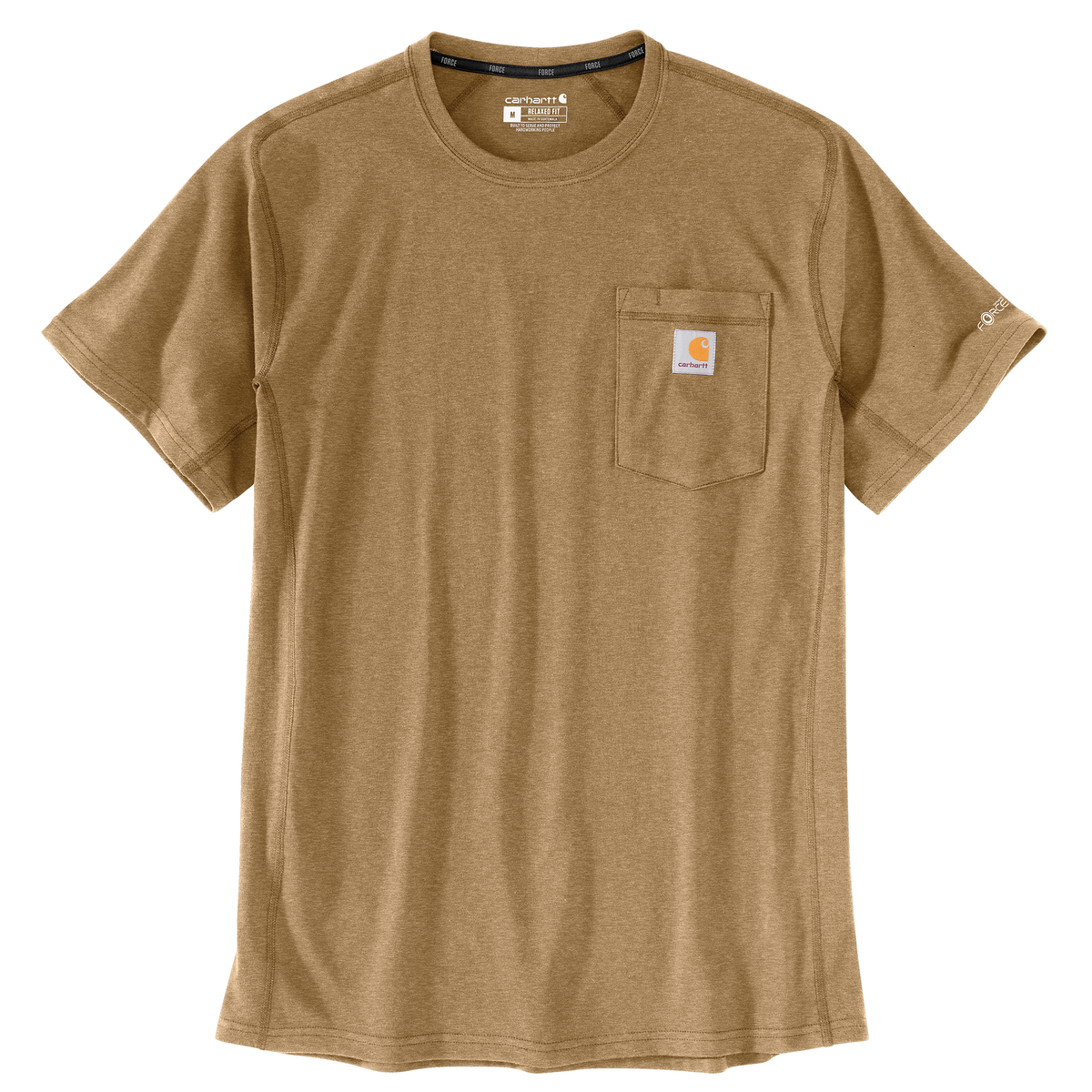 Carhartt Force Relaxed Fit Short Sleeve Tee Shaded Beach Heather