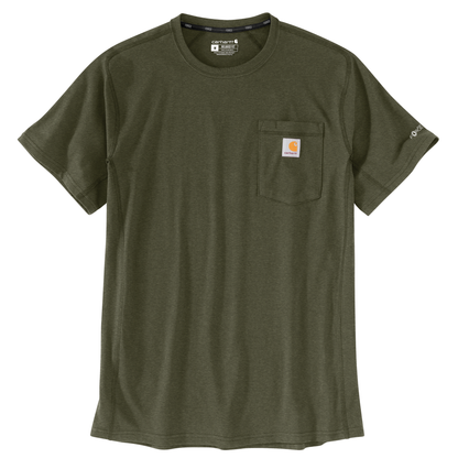 Carhartt Force Relaxed Fit Short Sleeve Tee Basil Heather