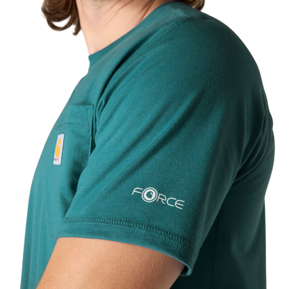 Carhartt Force Relaxed Fit Short Sleeve Tee Transformative Teal