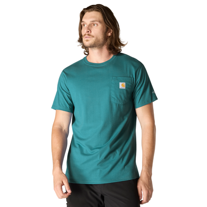 Carhartt Force Relaxed Fit Short Sleeve Tee Transformative Teal