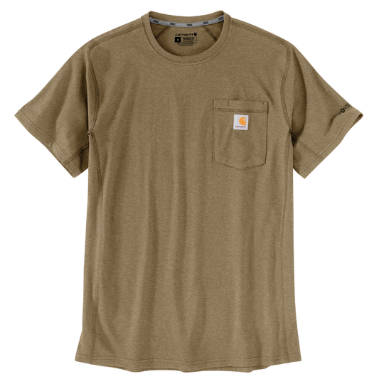 Carhartt Force Relaxed Fit Short Sleeve Tee Night Fatigue Heather