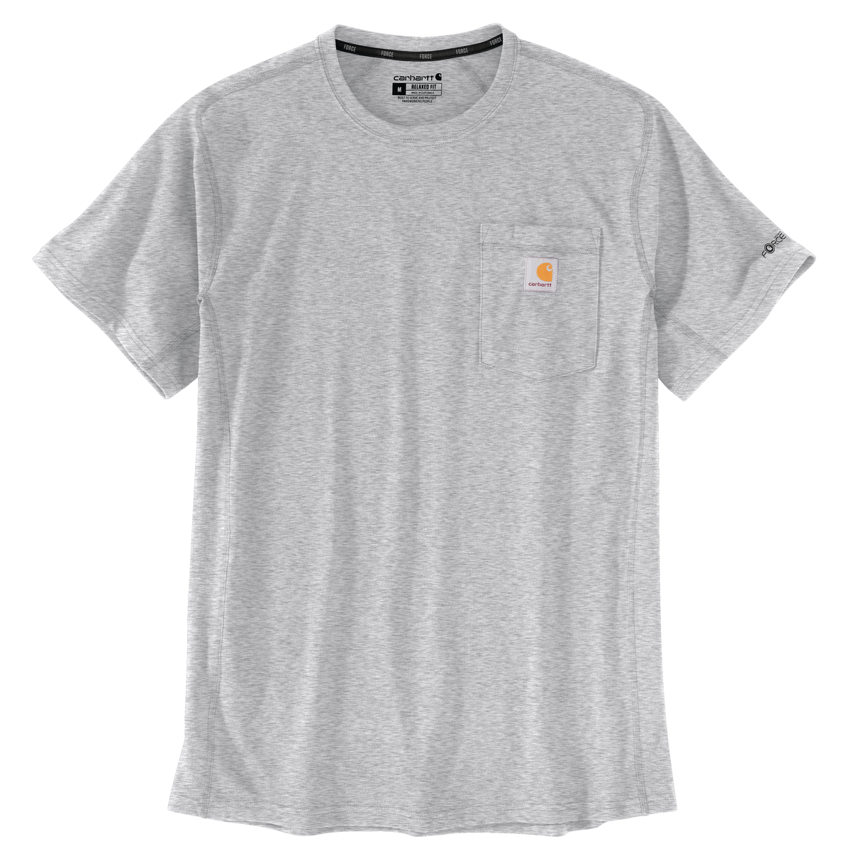 Carhartt Force Relaxed Fit Short Sleeve Tee Heather Grey