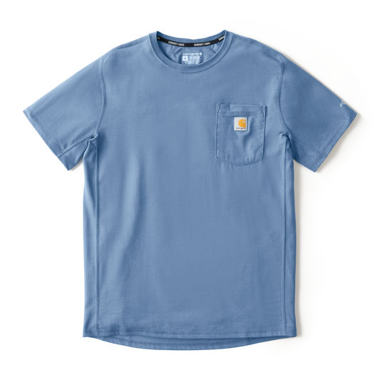 Carhartt Force Relaxed Fit Short Sleeve Tee Workwear Blue