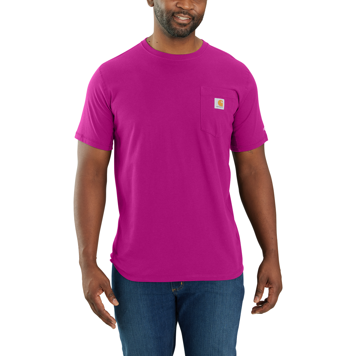 Carhartt Force Pocket Tee Magenta Agate