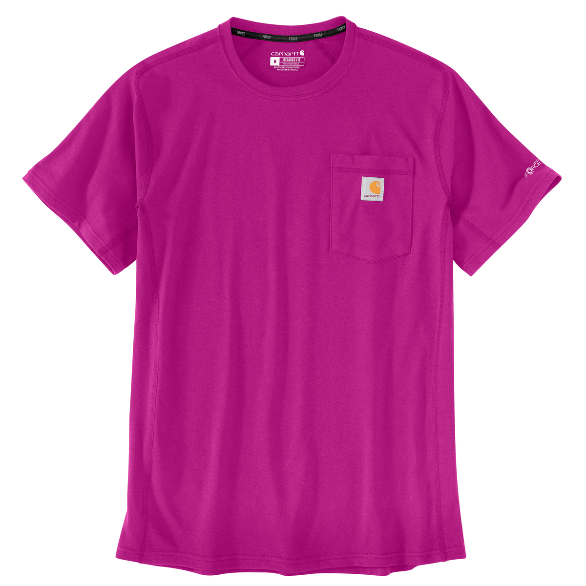 Carhartt Force Pocket Tee Magenta Agate