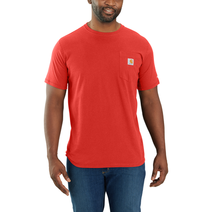 Carhartt Force Pocket Tee Red Barn Heather