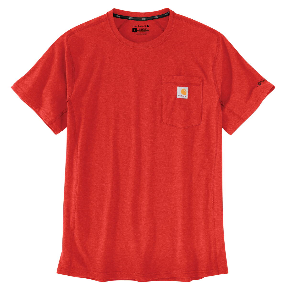 Carhartt Force Pocket Tee Red Barn Heather