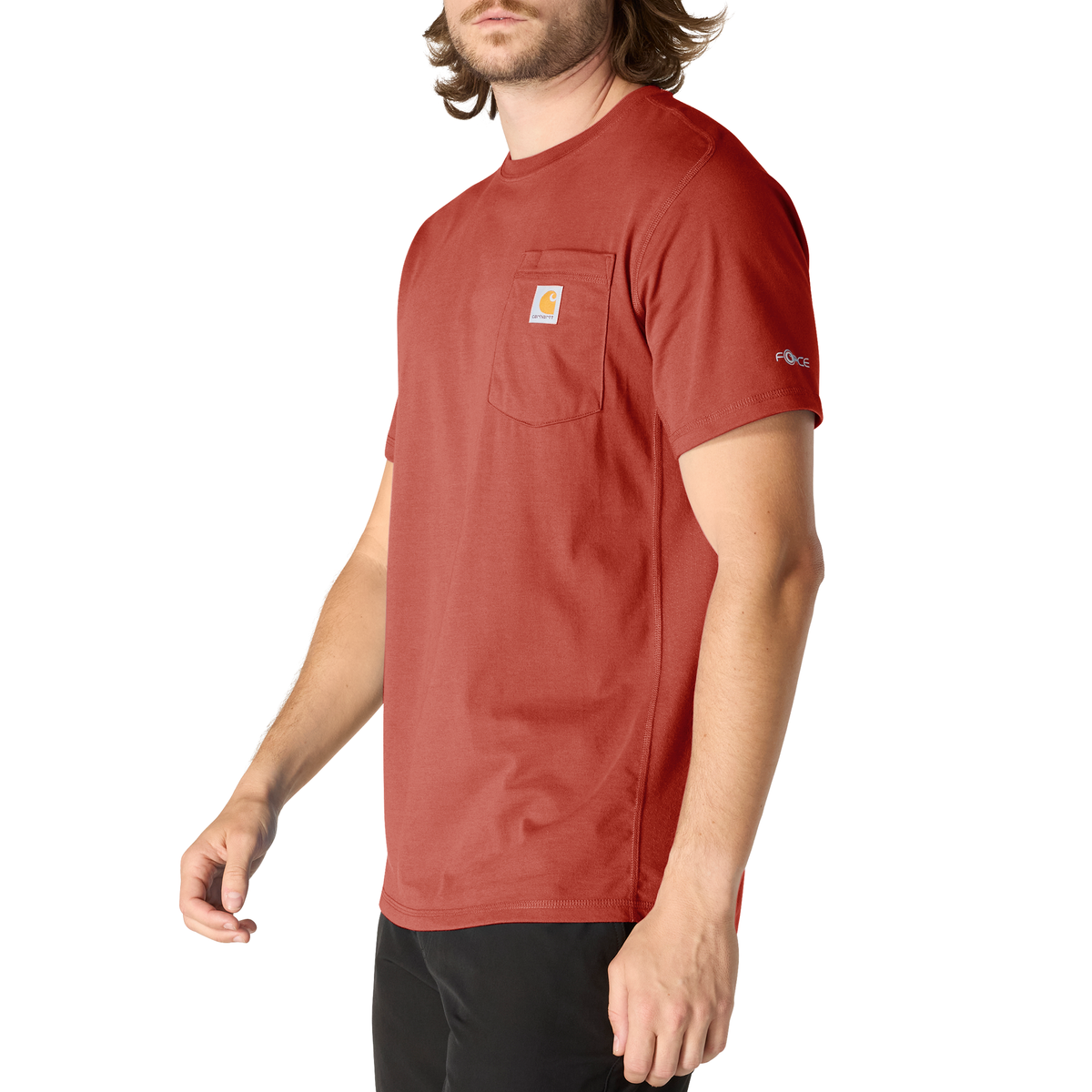 Carhartt Force Relaxed Fit Short Sleeve Tee Atomic Red