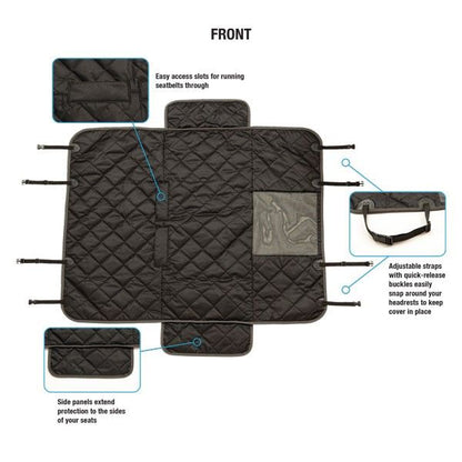 Weaver Car Seat Cover Black