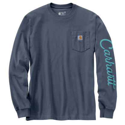 Carhartt Loose Fit Heavyweight Long Sleeve Pocket Dog Graphic T-Shirt