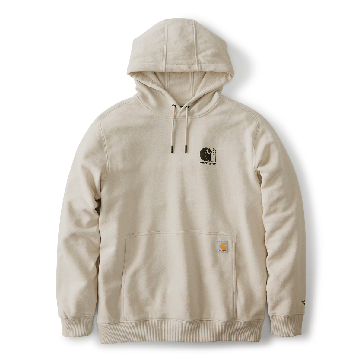 Carhartt Force Logo Hoodie Cobblestone