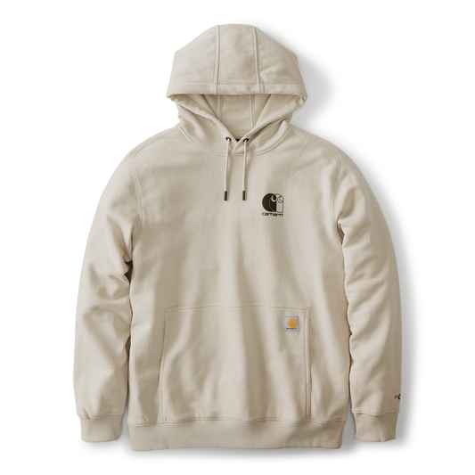 Carhartt Force Logo Hoodie Cobblestone