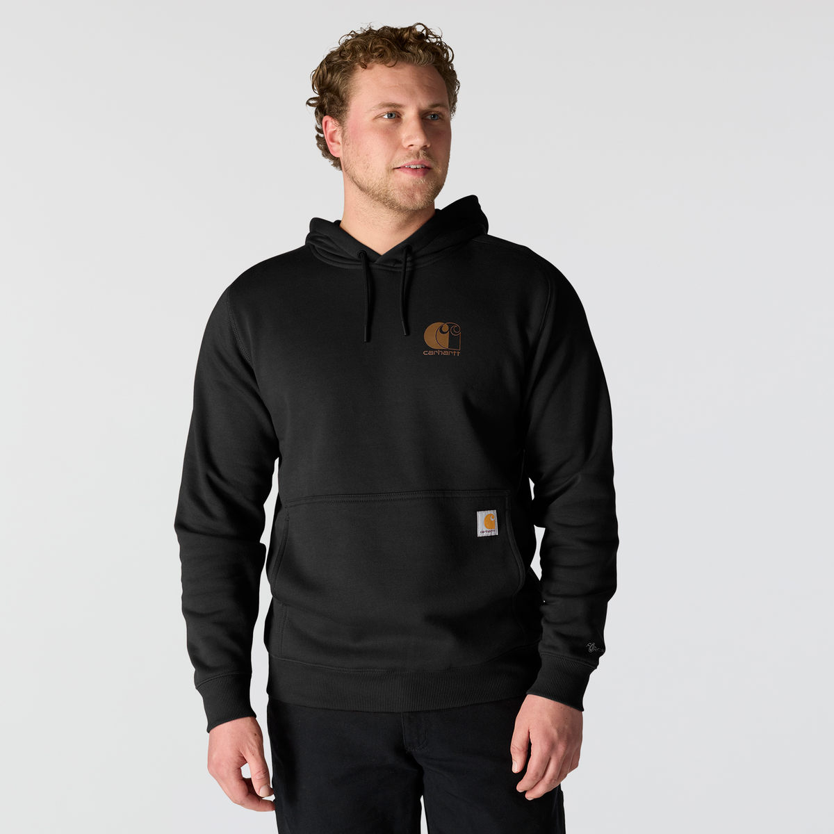 Carhartt Force Logo Hoodie Black