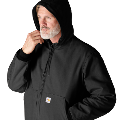 Carhartt Flame Resistant Loose Fit Duck Insulated Active Jacket Black