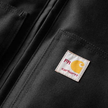 Carhartt Flame Resistant Loose Fit Duck Insulated Active Jacket Black