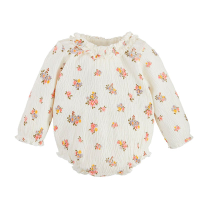 Mudpie Ivory Floral Crawler