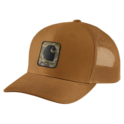 Carhartt Rugged Flex Twill Mesh-Back Camo Patch Cap
