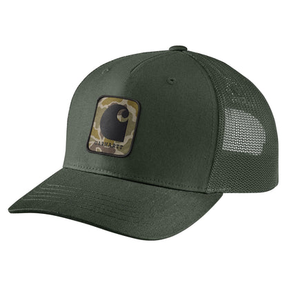 Carhartt Rugged Flex Twill Mesh-Back Camo Patch Cap