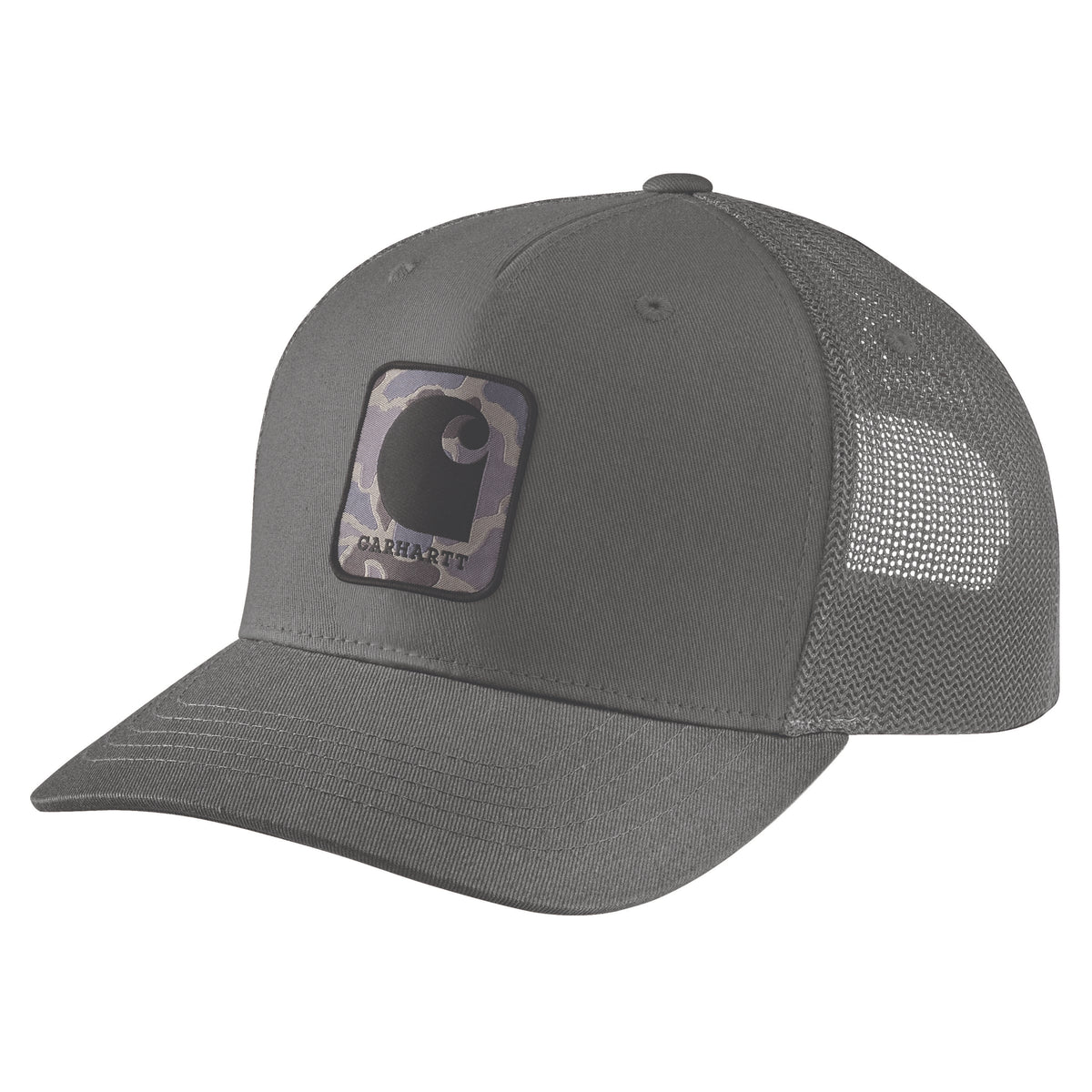 Carhartt Rugged Flex Twill Mesh-Back Camo Patch Cap