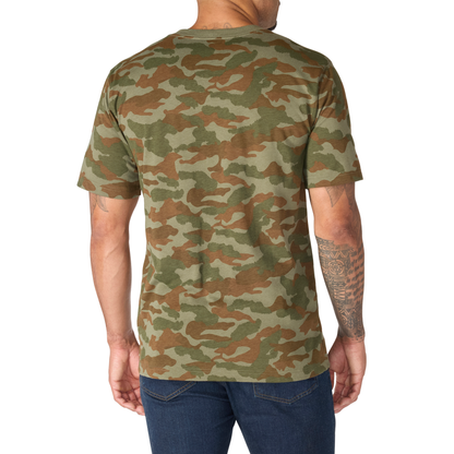 Carhartt Irvine Relaxed Camo T-Shirt Army Green