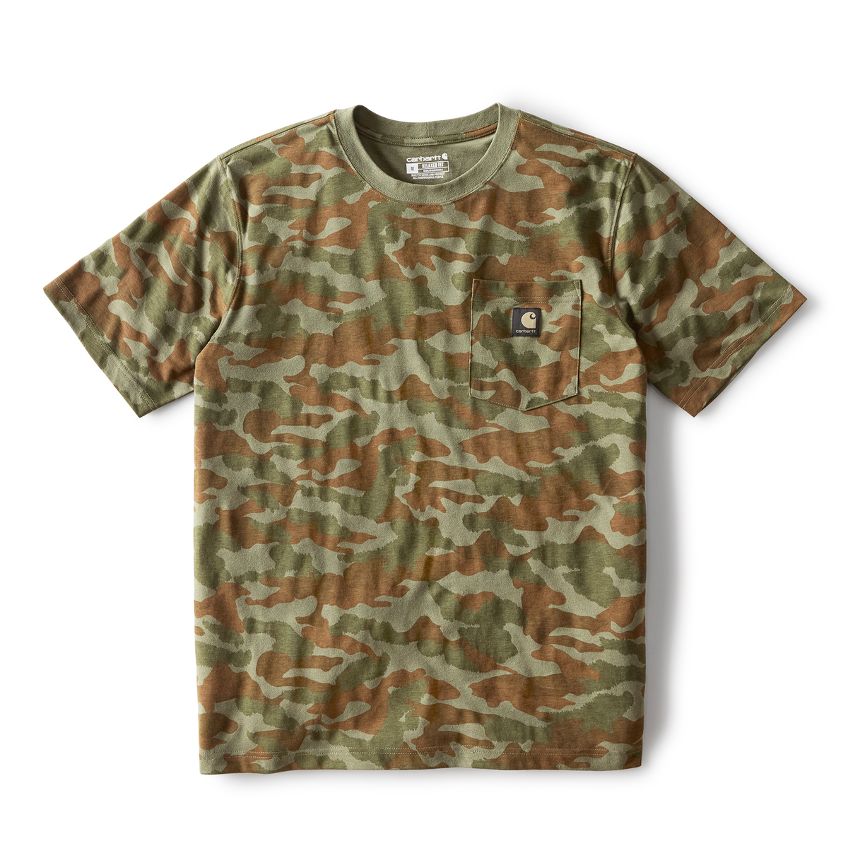 Carhartt Irvine Relaxed Camo T-Shirt Army Green