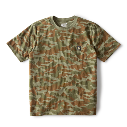 Carhartt Irvine Relaxed Camo T-Shirt Army Green