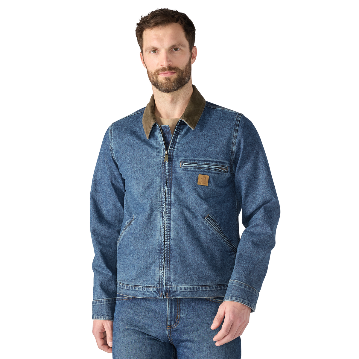Carhartt Relaxed Fit Denim Detroit Jacket Muskegon