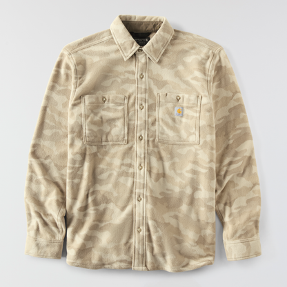 Carhartt Petoskey Loose Long Sleeve Printed Shirt Fossil Tan Camo