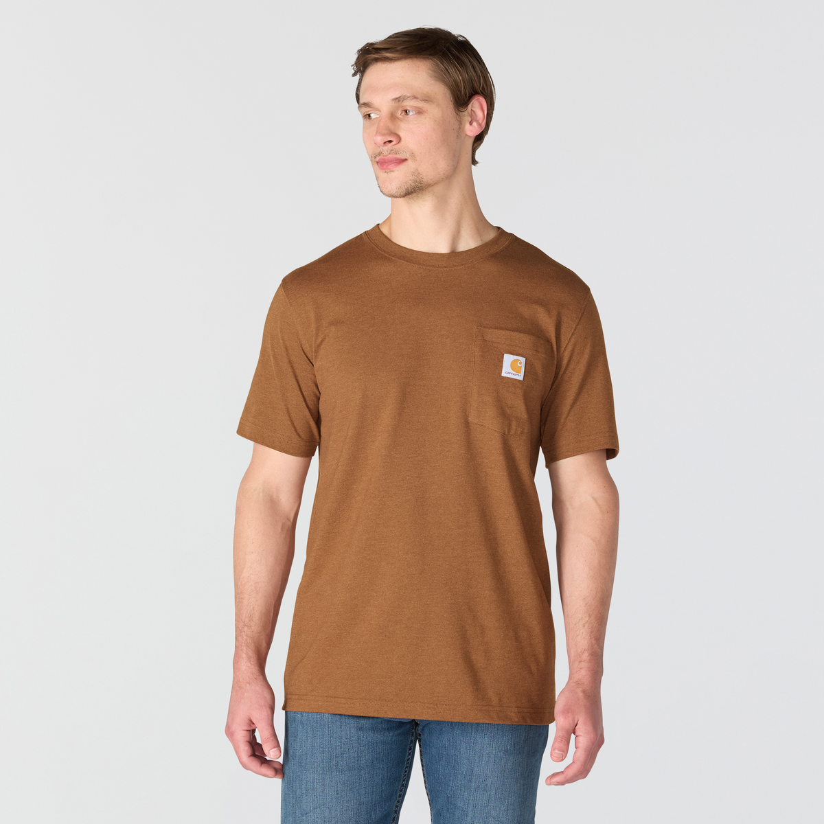 Carhartt Irvine Relaxed Welder Graphic T-Shirt Red Duck Heather
