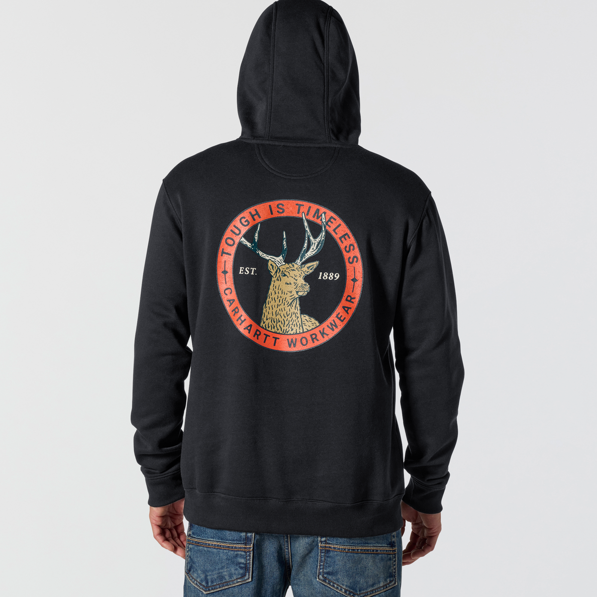 Carhartt Sawyer Deer Sweatshirt Black