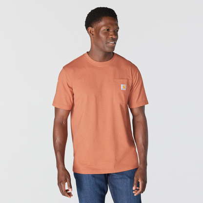 Carhartt Irvine Relaxed Duck Landscape Graphic T-Shirt Worn Brick Heather