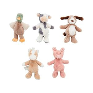 Mudpie Farm Plush Rattle Pals