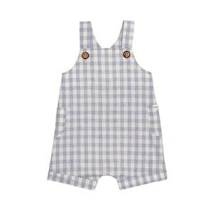 Mudpie Blue Gingham Shortall