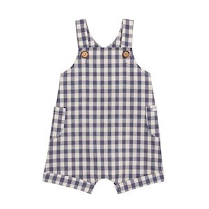 Mudpie Navy Gingham Shortall