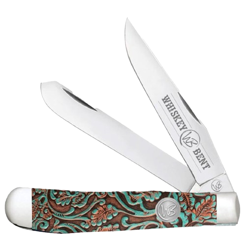 Whiskey Bent Acrylic Tooled Rancher Trapper