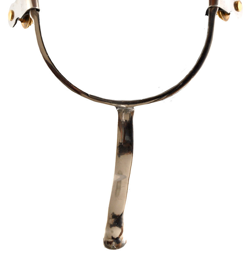 Jacks Stainless Steel Equitation Offset Spurs 3" Shank