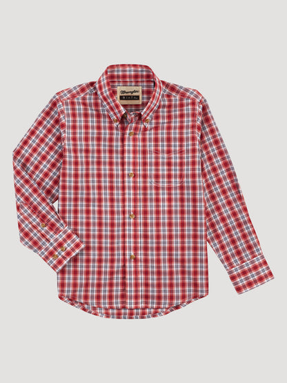 Wrangler Riata Assorted Plaid Button Down Shirt