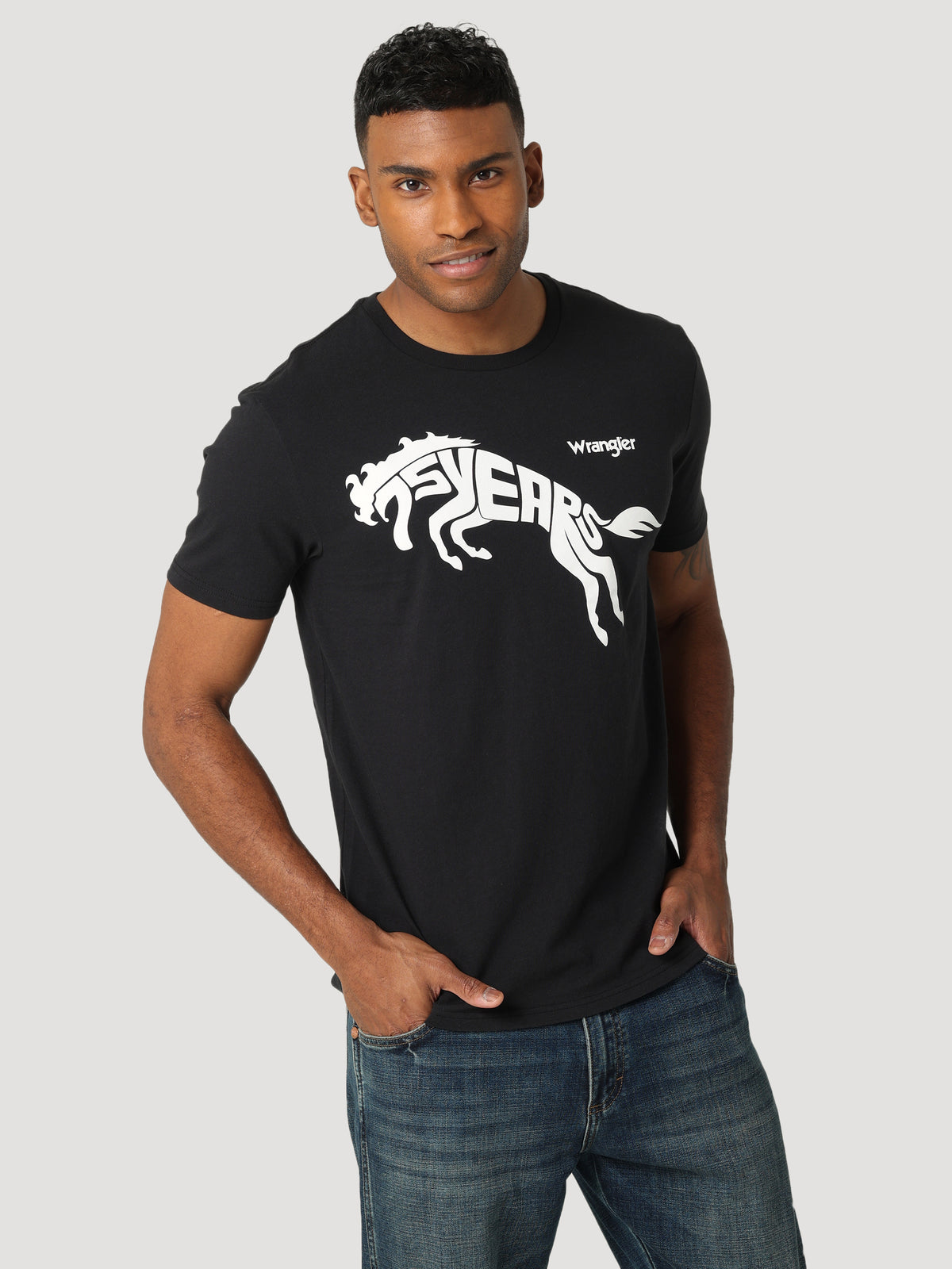 Wrangler 75th Anniversary Tee Black